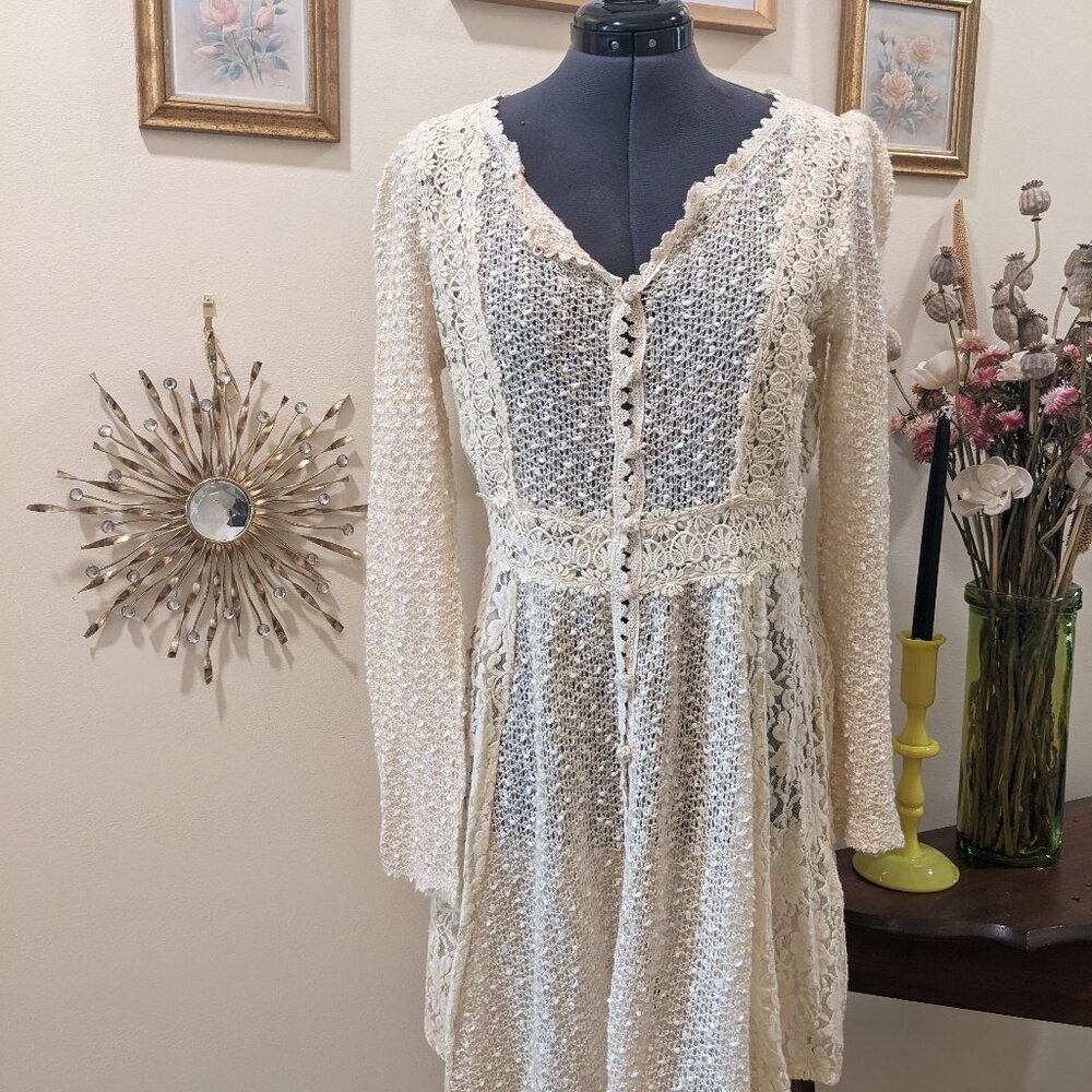 Rye Crochet Sweater dress